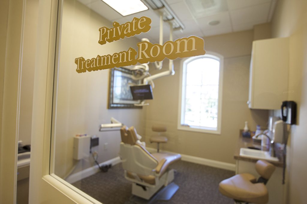 Private treatment room